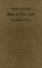 [Gutenberg 60826] • How to Face Life